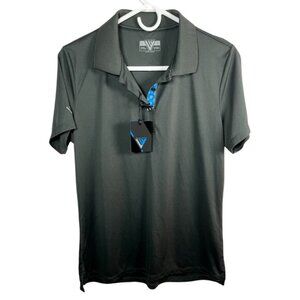 LevelWear Polo Shirt Mens Large Gray Golf Performance Short Sleeve